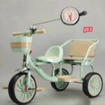 دراجة أطفال ثلاثية مميزة بتصميم عصري وألوان هادئة